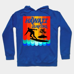 Vintage Hawaii Surfing Label Iconic Special Hoodie